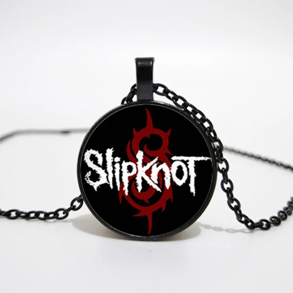 Ожерелье с кулоном из стекла Slipknot подвеска в виде рок браслета ожерелье