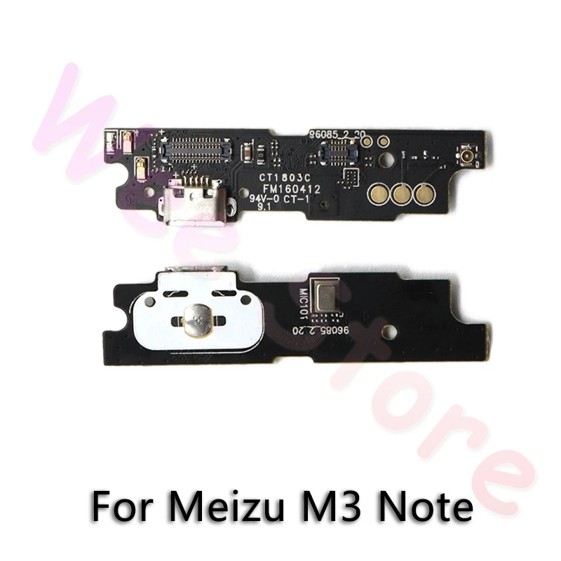 Usb зарядный разъем порт зарядное устройство док-станция гибкий кабель для Meizu M1 M2 M3 M3S M5 M5s M6 Note Mini U10 U20 оригинальные запчасти к телефонам - Цвет: M3 Note