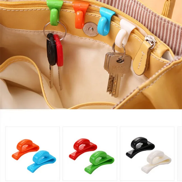 Portable Key Clip for Bag Easily Find Keys in Bag Key Hooks New Design Bag Hooks Creative Bag