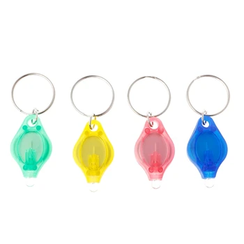 

Portable Mini Bright LED Light Keychain Flashlight For Outdoor Hiking Camping
