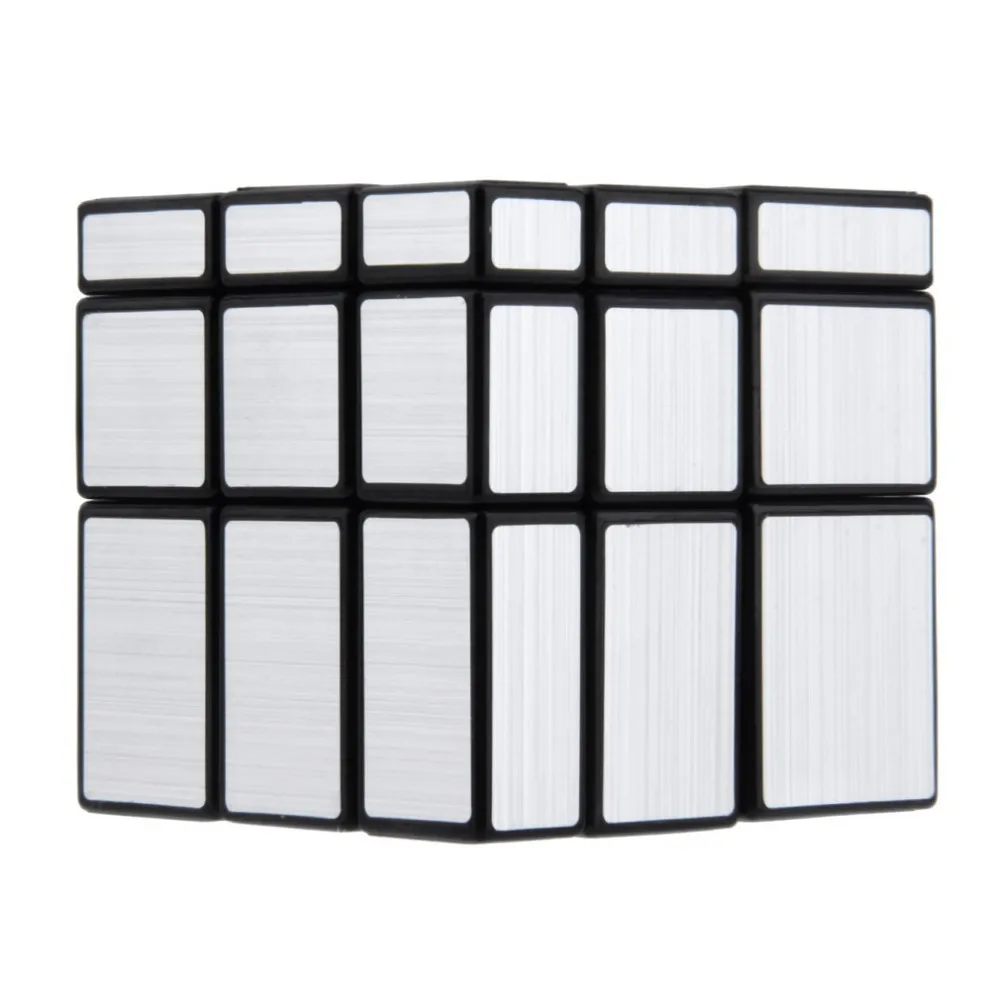 3x3x3 магический зеркальный куб professional Gold & Silver Magic Cast Coated Puzzle speed Cube обучающие игрушки для детей магический куб