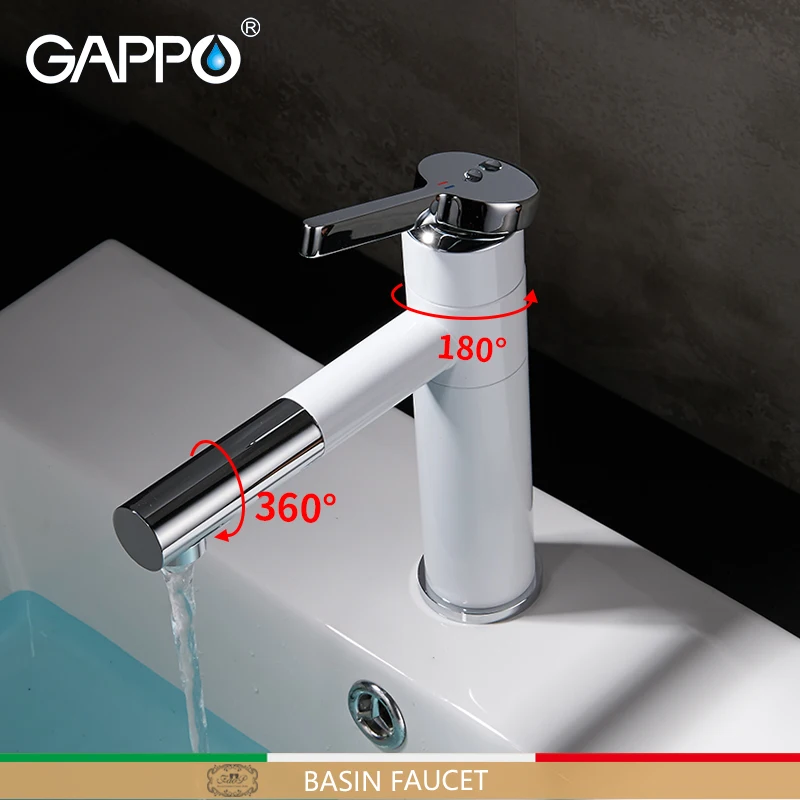 

GAPPO basin faucet waterfall bathroom faucets taps mixer water basin sink faucet Deck mounted tap faucets