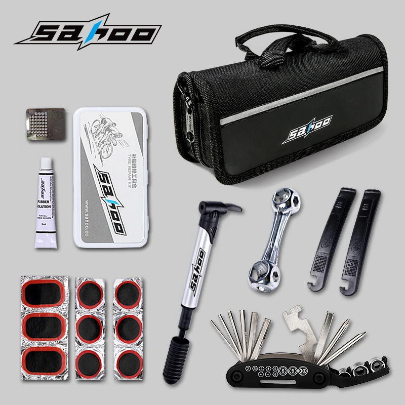Wholesale Bicycle Multifunction Tools Bag Bike Tire repair Kit MTB Road