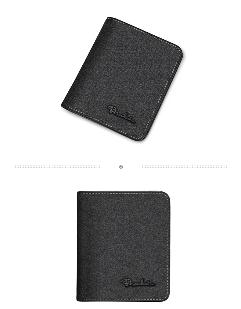 couro genuíno carteiras masculinas fino masculino carteira