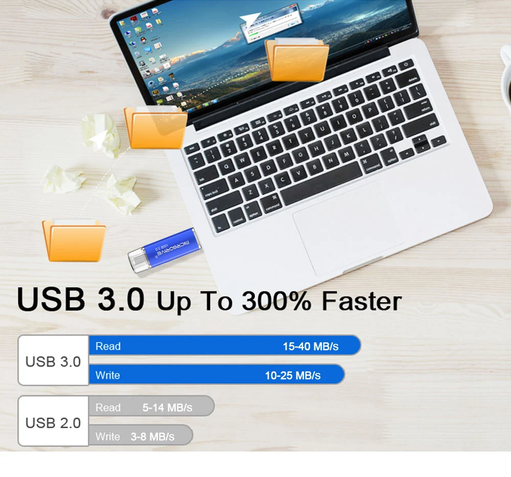 Высокоскоростной флеш-накопитель USB 3,0, 128 ГБ, 64 ГБ, 32 ГБ, 16 ГБ, OTG, USB флеш-накопитель, usb флешка, металлическая ручка-накопитель для смартфонов на Android, cle usb