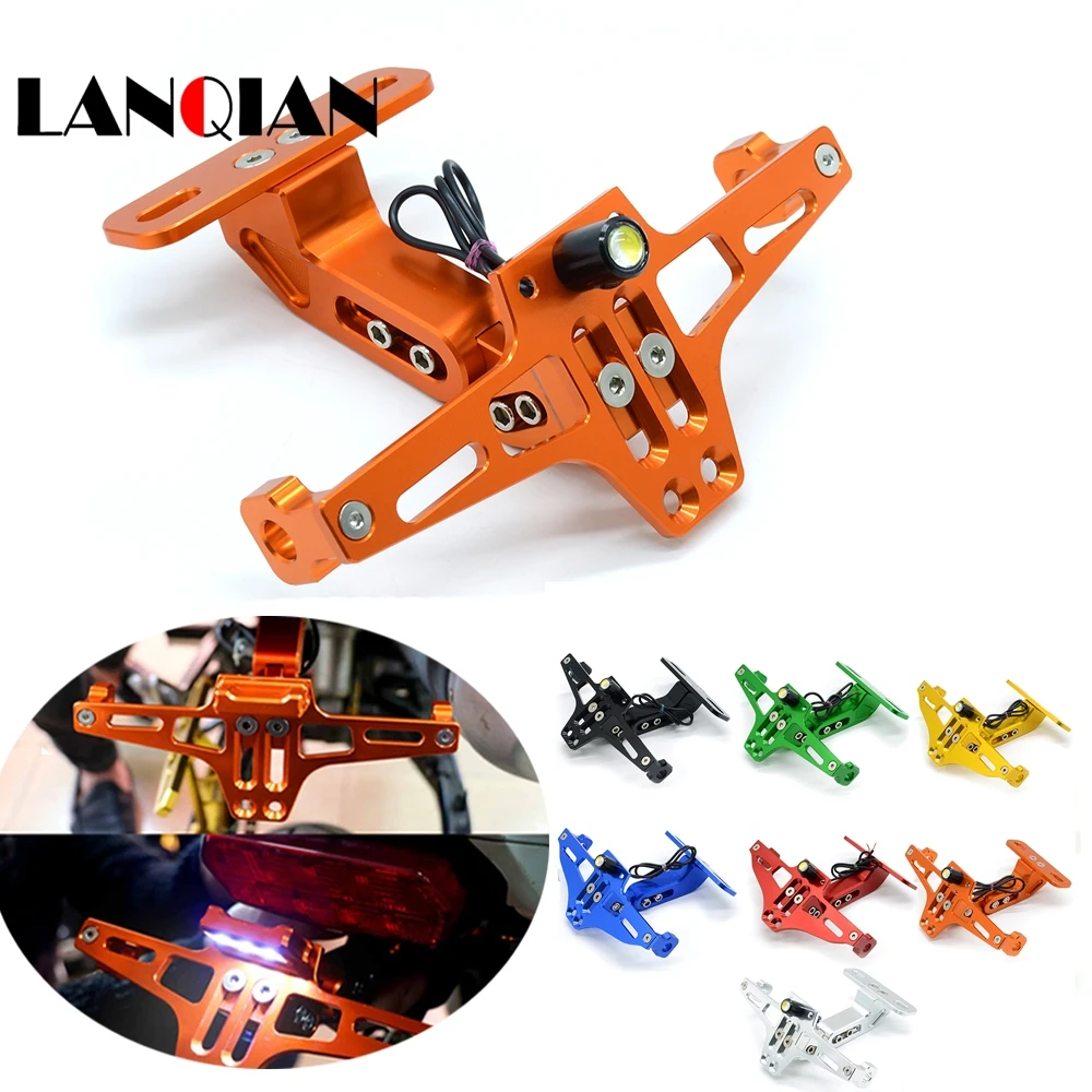 

motorcycle accessories Fender Eliminator License Plate Bracket Tidy Tail For kawasaki z750 r3 Z800 R1 Ninja 1000 1000R