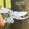 AIRAJ Pruning Shears, Which Used in Farms,Fruit Trees,Flowers and Other Home Garden Scissors Multi-Category Hand Tools ► Photo 3/6