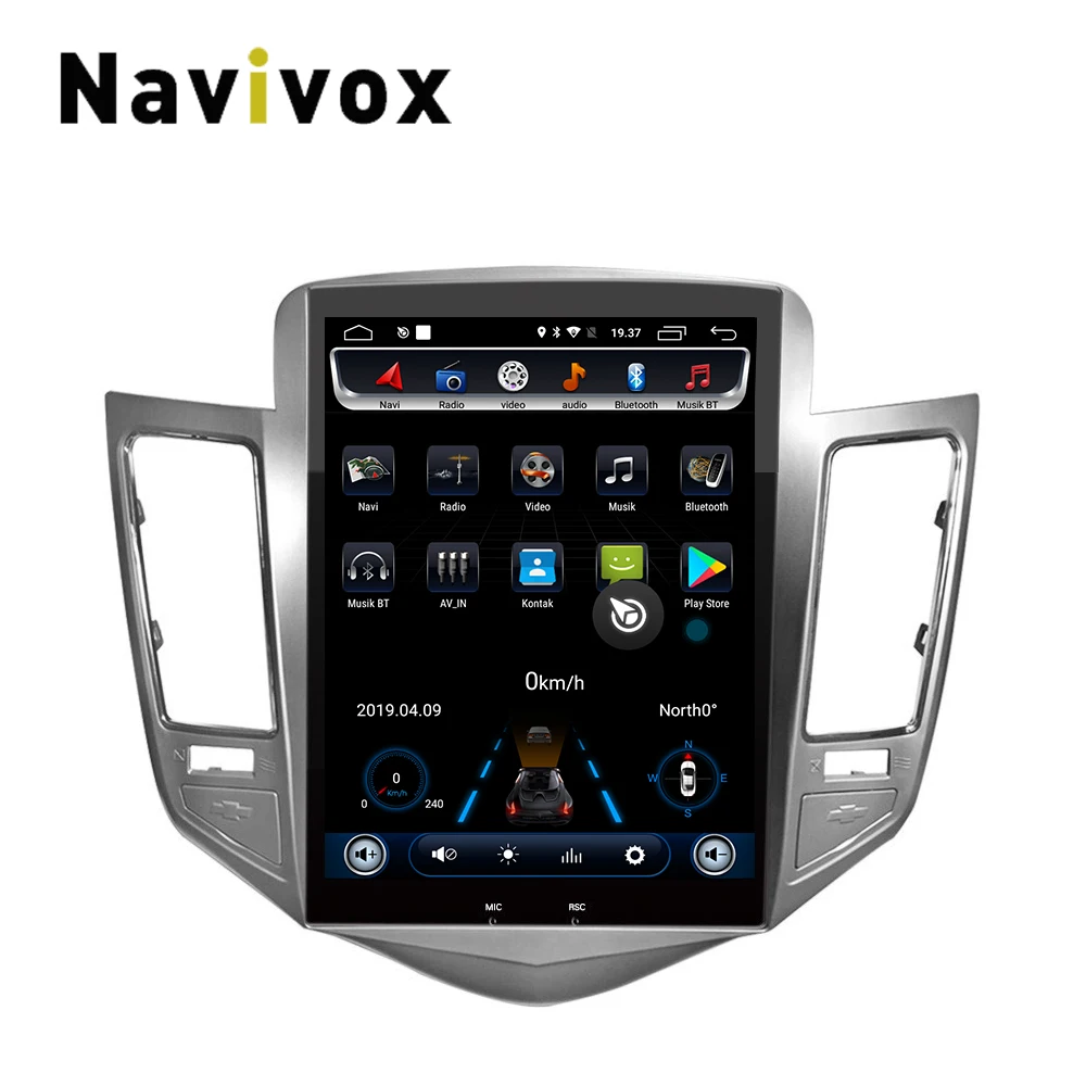 Perfect 32G ROM Vertical screen android 6.0system car gps multimedia video radio player in dash for Chevrolet CRUZE navigation stereo 2