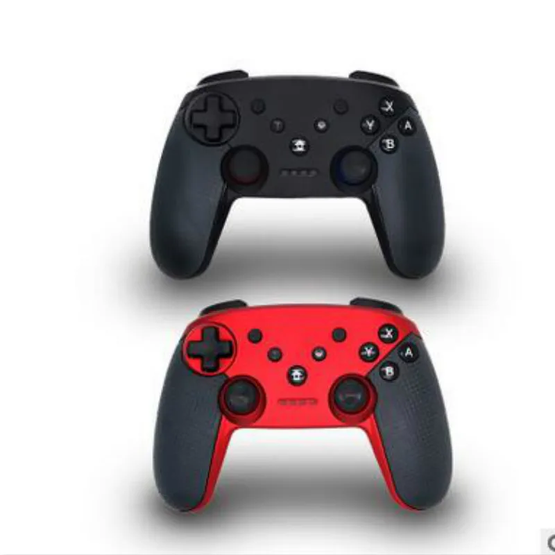 Black or Red Wireless Bluetooth Gamepad Game Joystick Controller with Somatosensory Vibration Screenshot Axis for Nintend Switch |