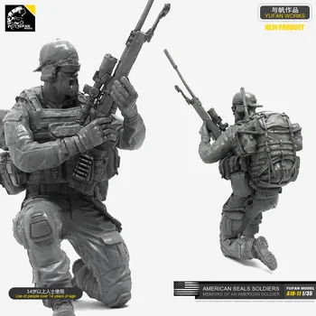 

1/35 US Navy Seals Commandos Sniper -05 Resin Soldier Model A18-11