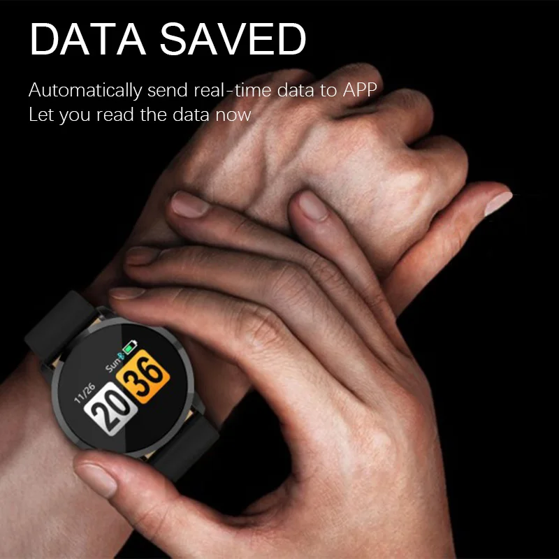 Q8 Smartwatch Smart Bracelet Measurement of Pressure and Pulse Health Wristband Smart Band Sports Fitness Tracker for Huawei