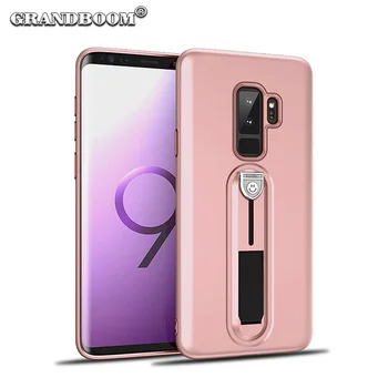 

50pcs Shockproof TPU Rugged Hybrid Armor Case For Samsung S9 S8 Plus S7 Edge Note 8 A8 Plus A7 A5 J7 5 3 Hidden Kickstand Cover