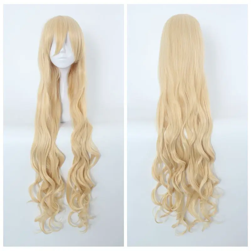 Проект Сакура Жасмин победы 120 см вьющиеся волосы cos аниме парик костюм Хэллоуин Аниме унисекс косплэй
