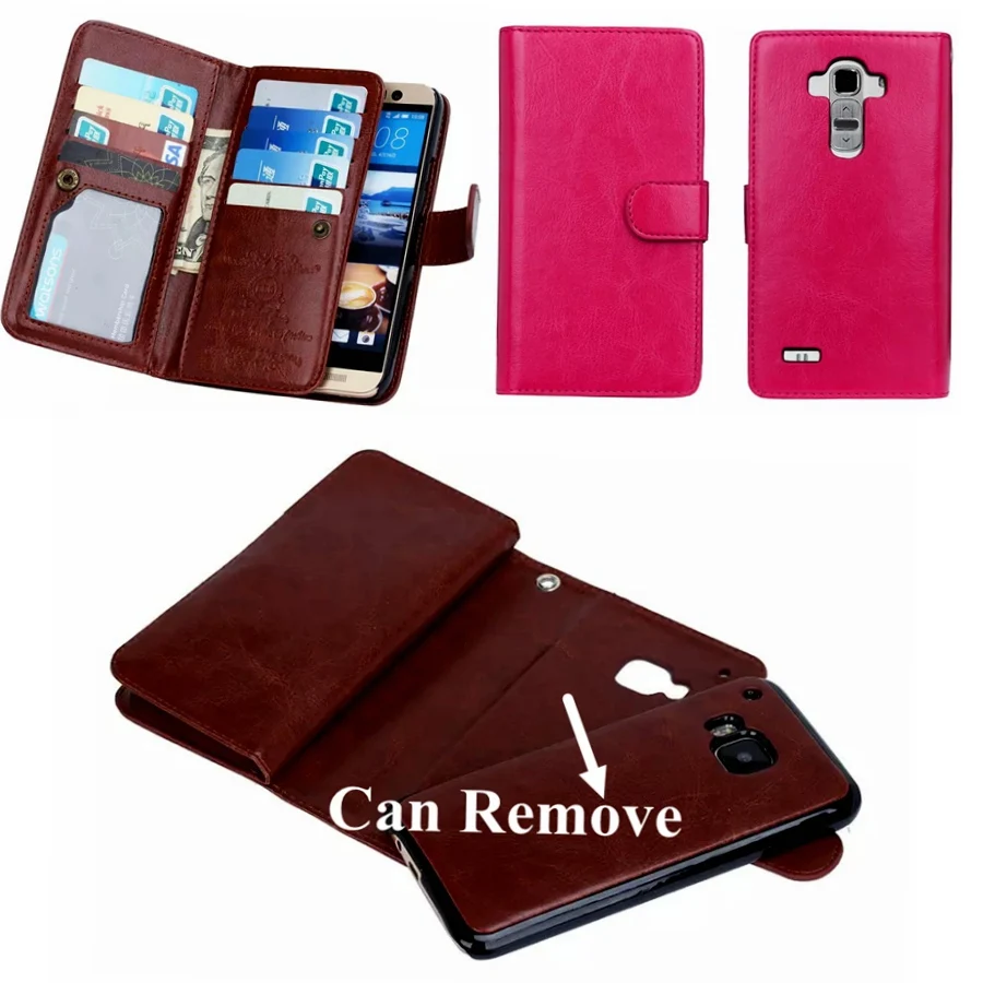 2 in 1 Wallet and Phone Case Fashion Luxury Leather Cover