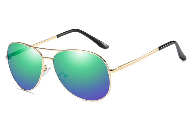 Винтажные Мужские поляризационные очки фирменные дизайнерские авиационные Пилот солнцезащитные очки для женщин модные UV400 вождения солнцезащитные очки с чехол на молнии