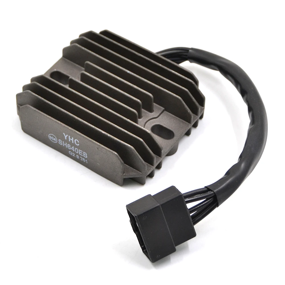 

YHC SH640EB Motorcycle Metal Voltage Regulator Rectifier For Suzuki GSXR600 GSXR750 GSXR1000 GSX1300R Hayabusa VL1500 Intruder