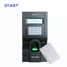 ZK F8 125 кГц RFID отпечатков пальцев Система контроля доступа дверца Управление с MF карты посещаемости времени управлять