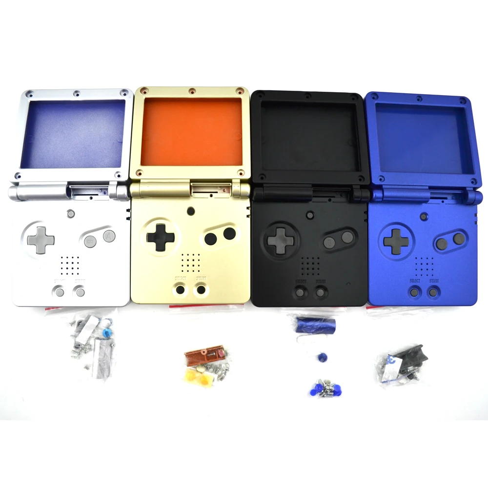 

5 pcs a lot For Nintendo GBA SP For Gameboy Housing Case Cover Replacement Full Shell For Advance SP four Colors available