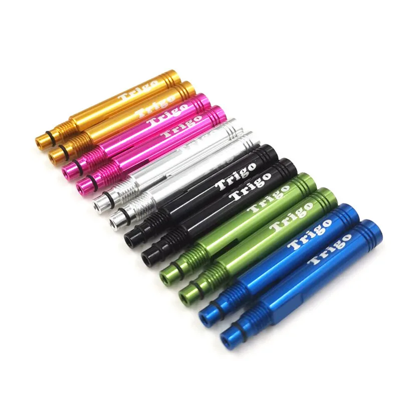 TRIGO CNC Aluminium Alloy Bicycle Bike 30mm/60mm Presta Valve Tire Extender Cap Core Adapter afbeelding
