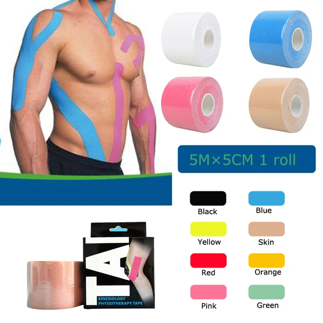 Sport Tapes 5m*5cm Medical Glue kinesiology Taping for basketball
