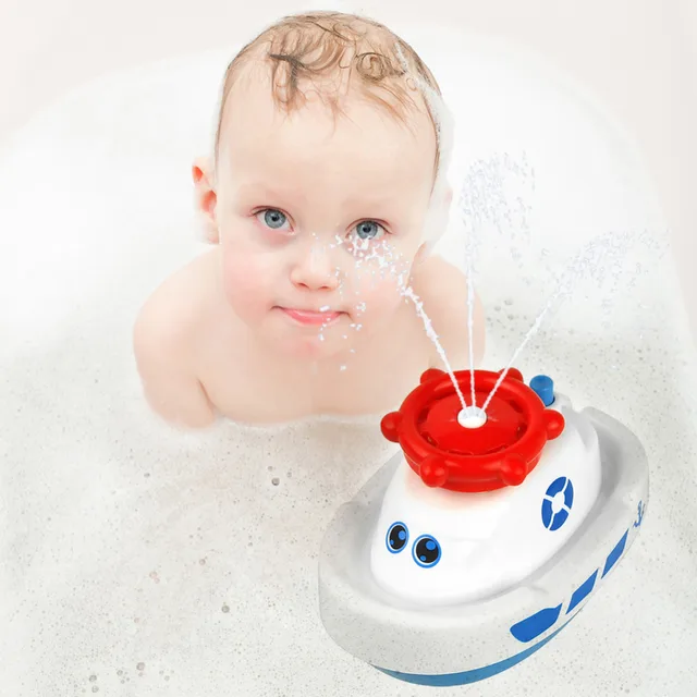 Buy Infant Electric Rotating Water Jet Boat Toy