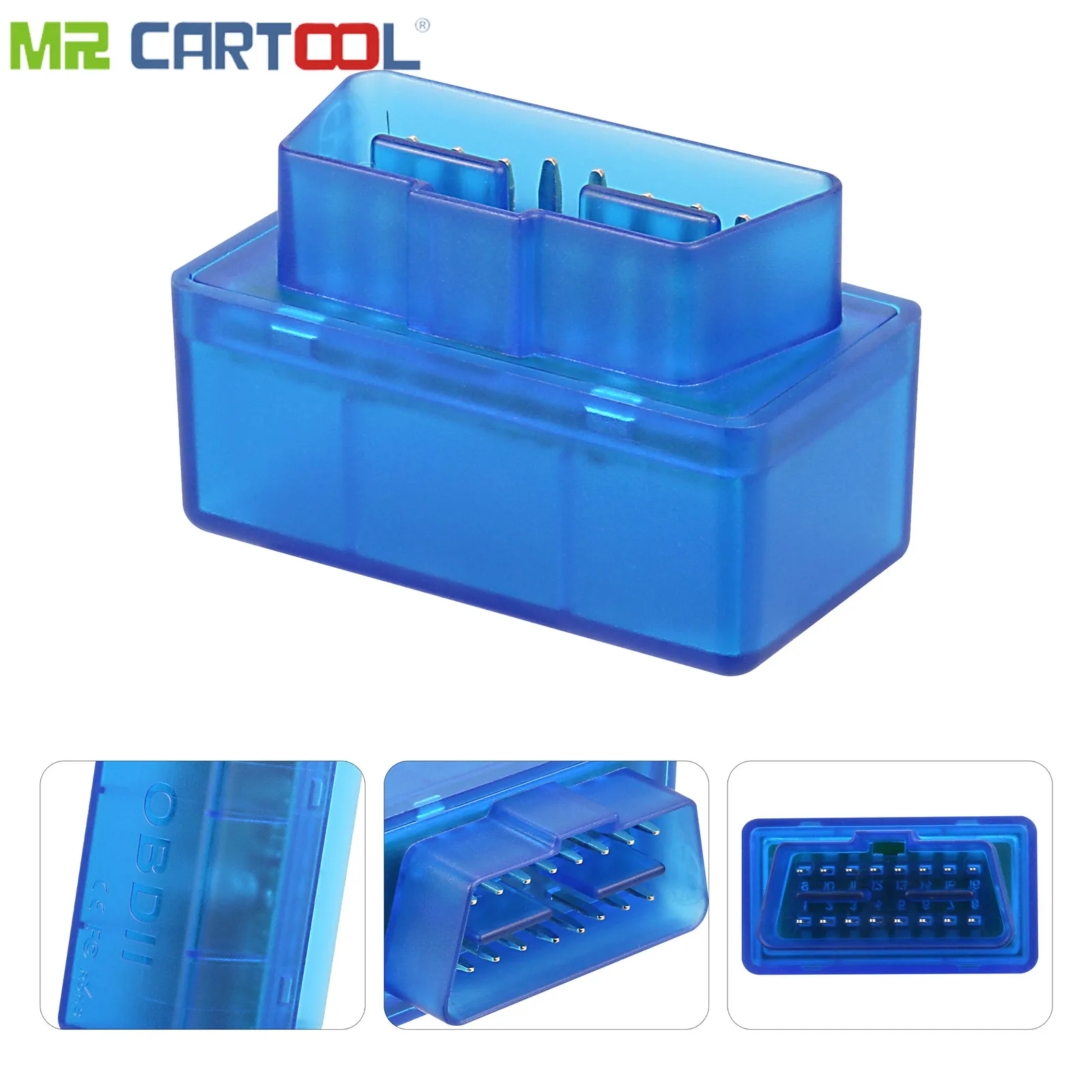 Mr Cartool супер мини EL327 Bluetooth OBD2 V1.5 ELM 327 V 1 5 сканер кода автомобиля PIC1825K80 адаптер obd ii