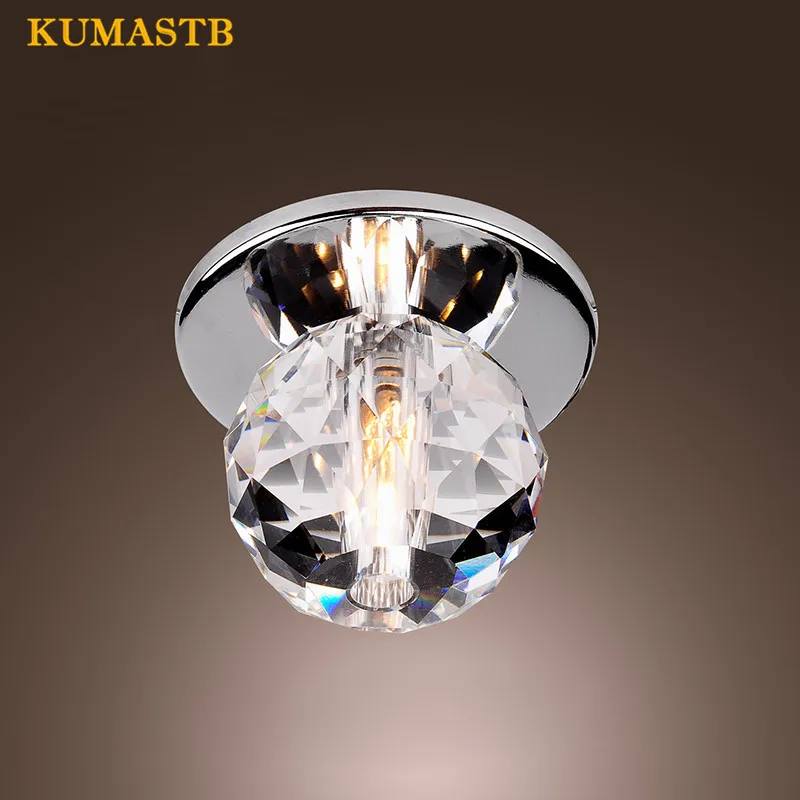 

K9 Crystal Ball LED Ceiling Lights Modern Ceiling Lamps Lustre Light Fixtures for Porch Hallway Home Indoor Lighting Decor Lamp