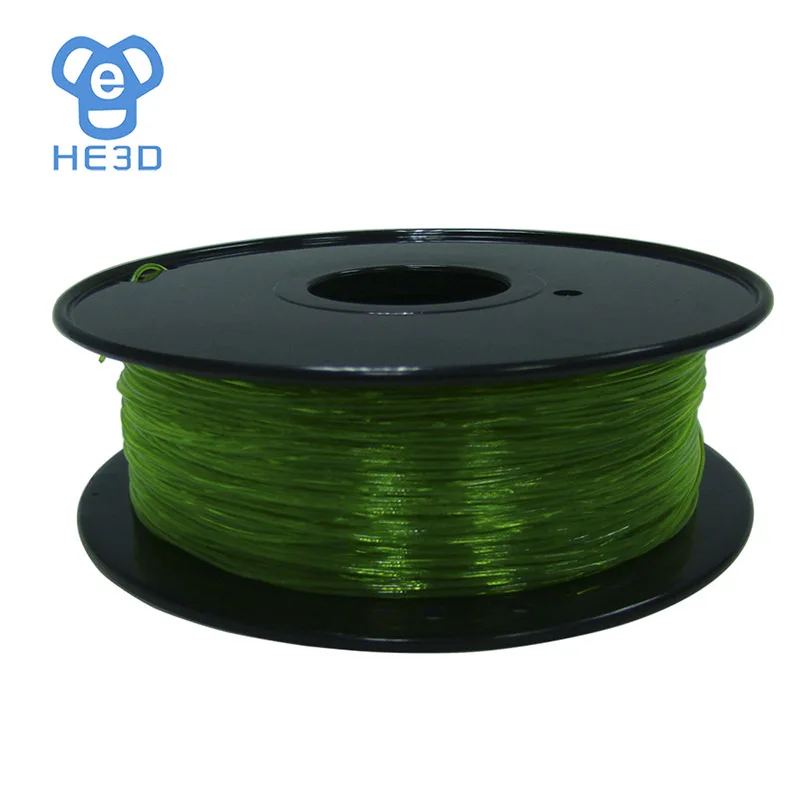 

HE3D Flexible Consumables 1.75MM 1Kg PLA filament for 3d printer TPU 3D printing materialMakerBot RepRap UP Mendel