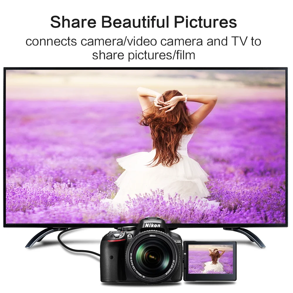 Кабель Mini HDMI штекер 1080P 3D для камеры планшета проектора высокоскоростной