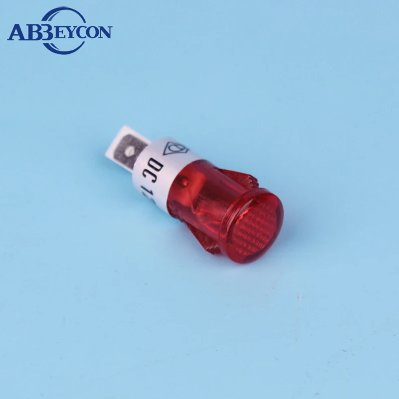 

ZS106 Super Quality 10mm pre-mired lamp 220v indicator light MDX-11AW Signal Lamp