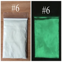 Белый светящийся зеленый свет светящийся порошок фосфорный пигмент, 100 г/пакет, фосфоресцирующий порошок светящийся в темноте пигмент пыли