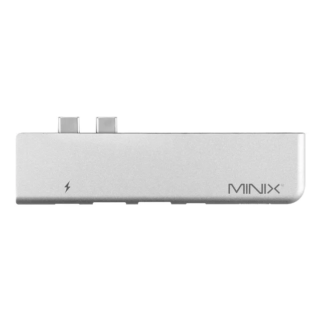 MINIX NEO C-D Thunderbolt 3 USB-C Зарядка до 5 к 60 Гц или два 4 к 60 Гц многопортовый адаптер HDMI выход для MacBook Pro - Цвет: Silver