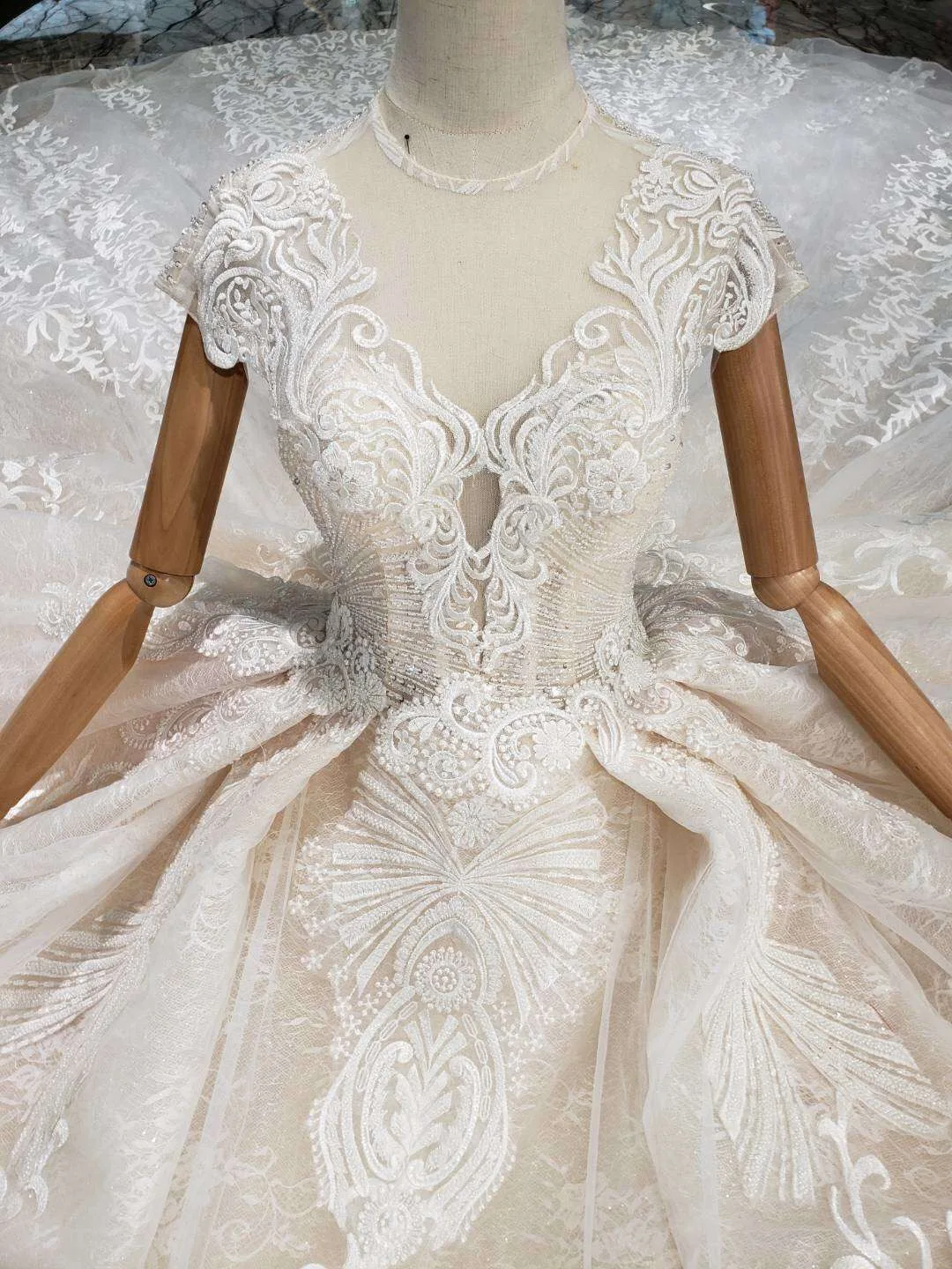 Suppler роскошное белое свадебное платье с длинным шлейфом Топ Vestido De Noiva Vestidos Robe 3d