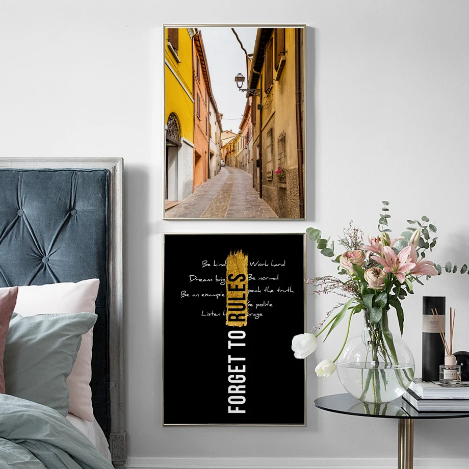 Streets-Buildings-Broadway-Sign-Colonnade-Wall-Art-Canvas-Painting-Nordic-Posters-And-Prints-Wall-Pictures-For (2)