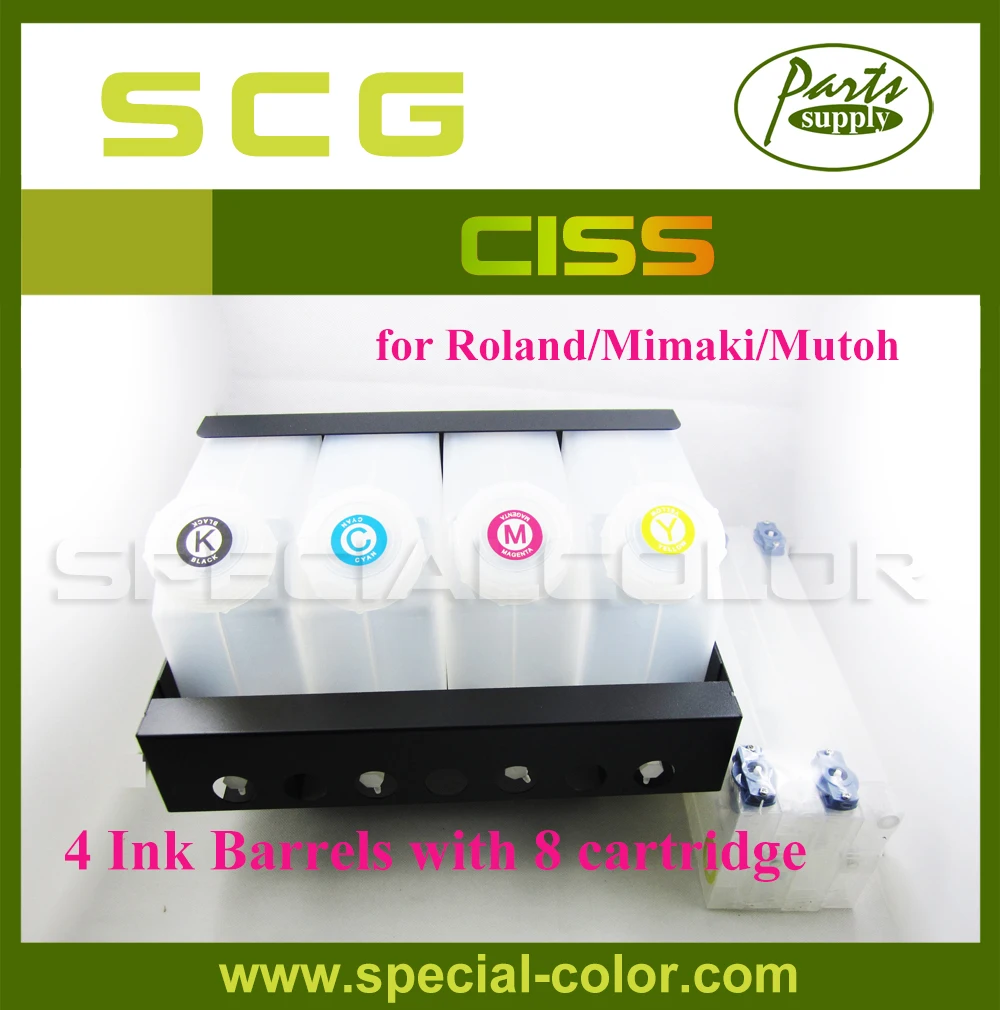 

Fast delivery ! Continue ink supply system used for large format printer 4 ink barrels with 8 ink cartridge (4X8)