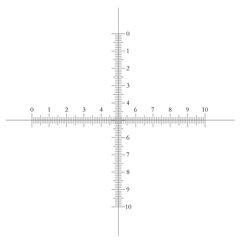 DIV 0,1 мм Микрометр окуляра для микроскопа глазной калибровки Graticule крест линейка 10x10 весы CAT907 C7 измерительные весы