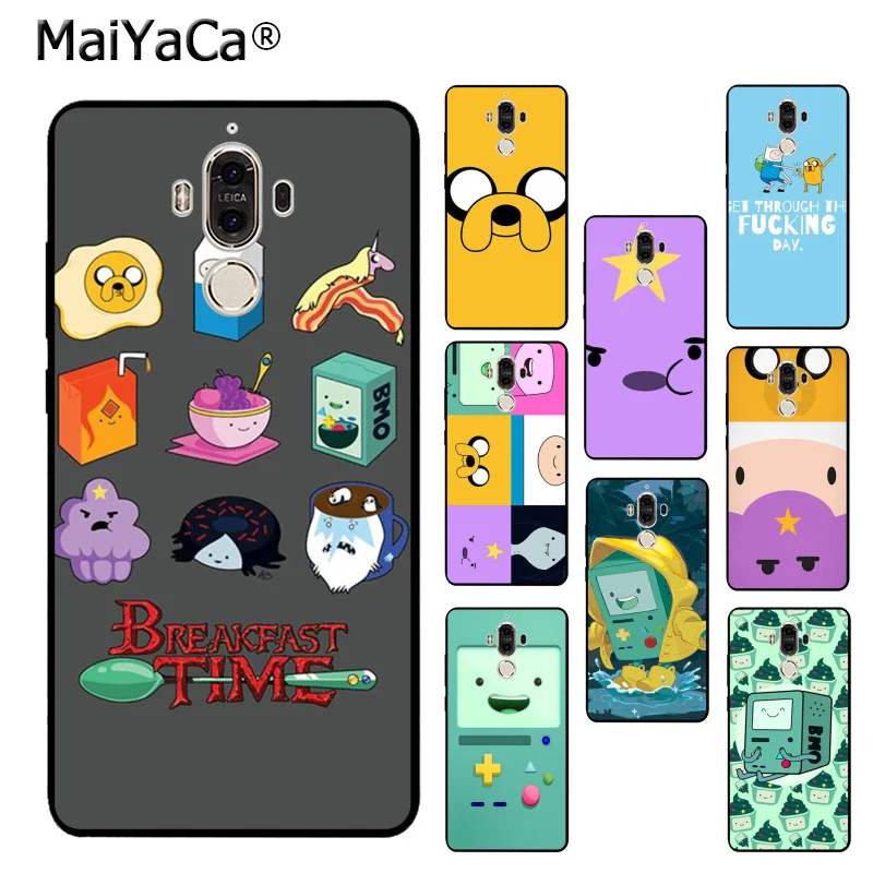 

MaiYaCa adventure time cute Beemo BMO Jake Finn Lumpy phone Accessories Case for Huawei mate9 p9 p10plus mate9 10 P20 case Cover