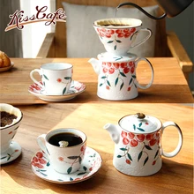 Керамика литературы кофейник чашка для кофе Кофе Dripper фильтр Кофе Maker Высокое качество капельного фильтра горшок инструмент для фильтра аксессуары