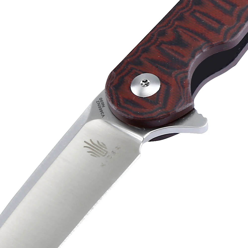 Нож kizer survival N690 стальной нож для наружного кемпинга edc инструмент