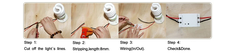 2 gang 2 way touch remote control switch wireless RF 433MHz relay receiver DC power supply 170v-250v 5A transmitter controller (20)