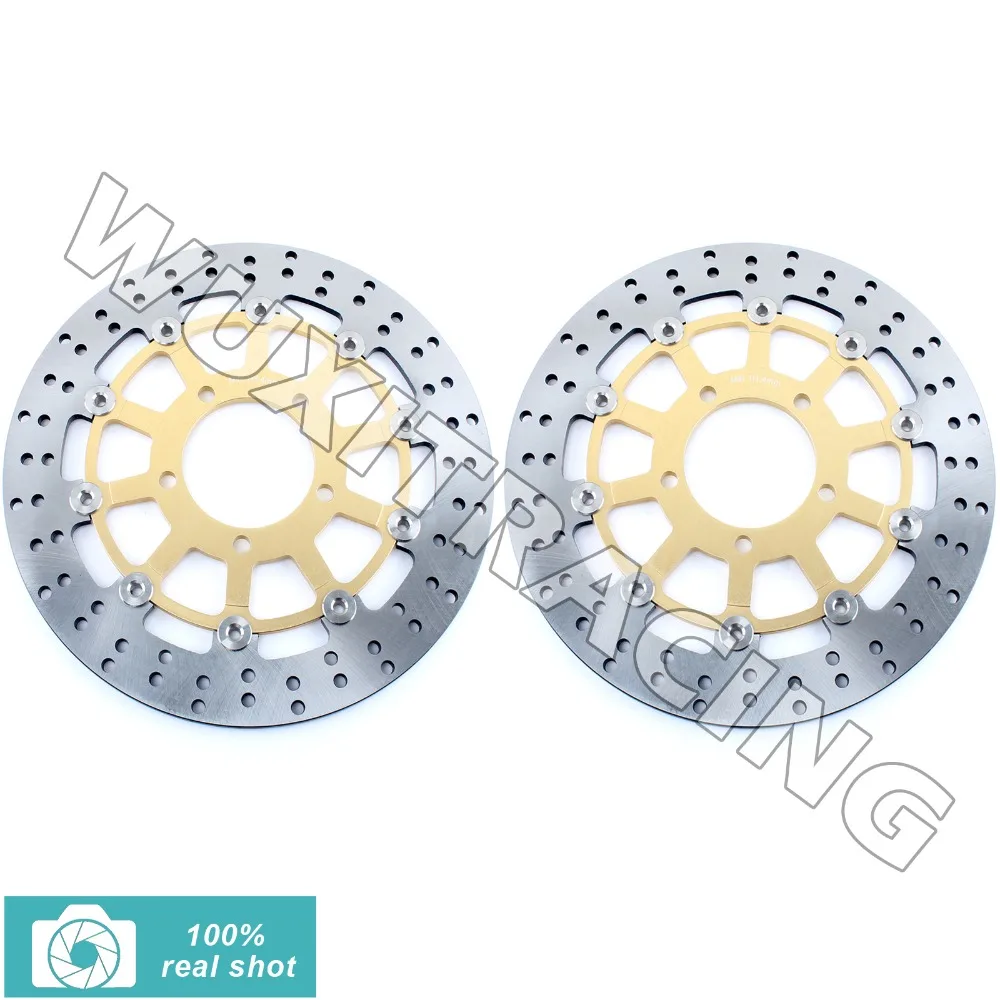 

New Front Brake Discs Rotors for ER-6F NINJA 650R ER-6N 06-14 Z 1000 SX / ABS 07-15 08 09 10 KLE 650 Versys ABS 11 12 13 2014