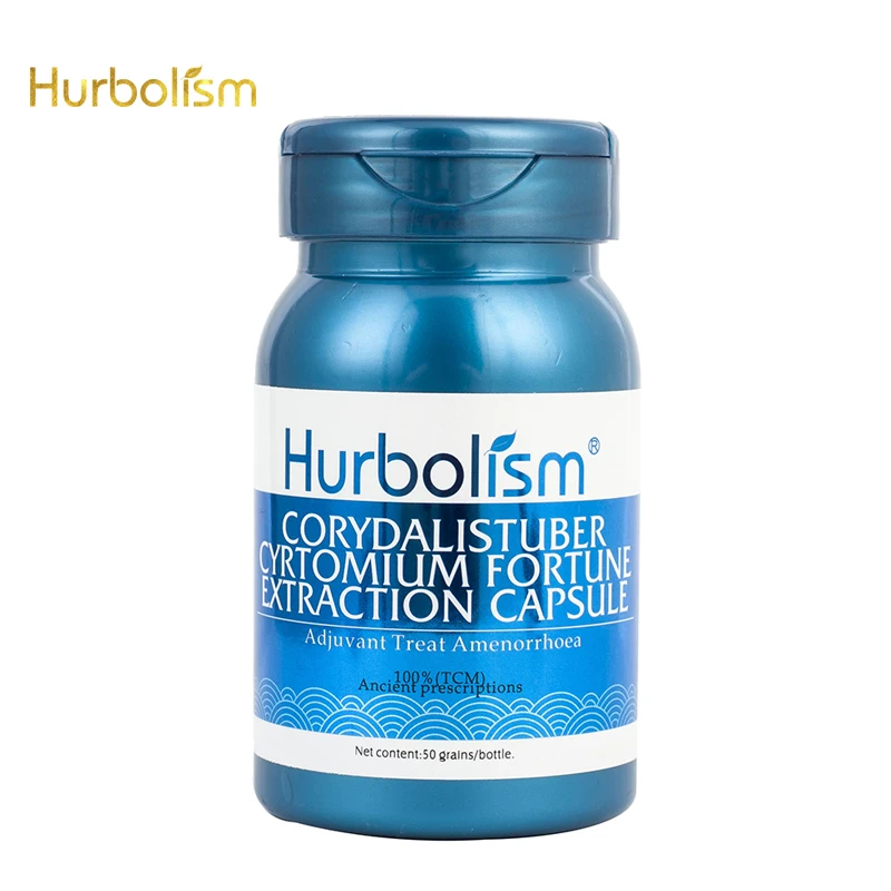 Hurbolism Corydalis Tuber Cyrtomium Fortunei Extraction Capsule Adjuvant Improve Amenorrhoea Regulation female ovaries 50pcs | Красота и