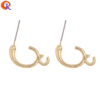 

Cordial Design 100Pcs 9*16MM Jewelry Accessories/Earrings Stud/Hooks Shape/DIY Making/Hand Made/Jewelry Findings Components