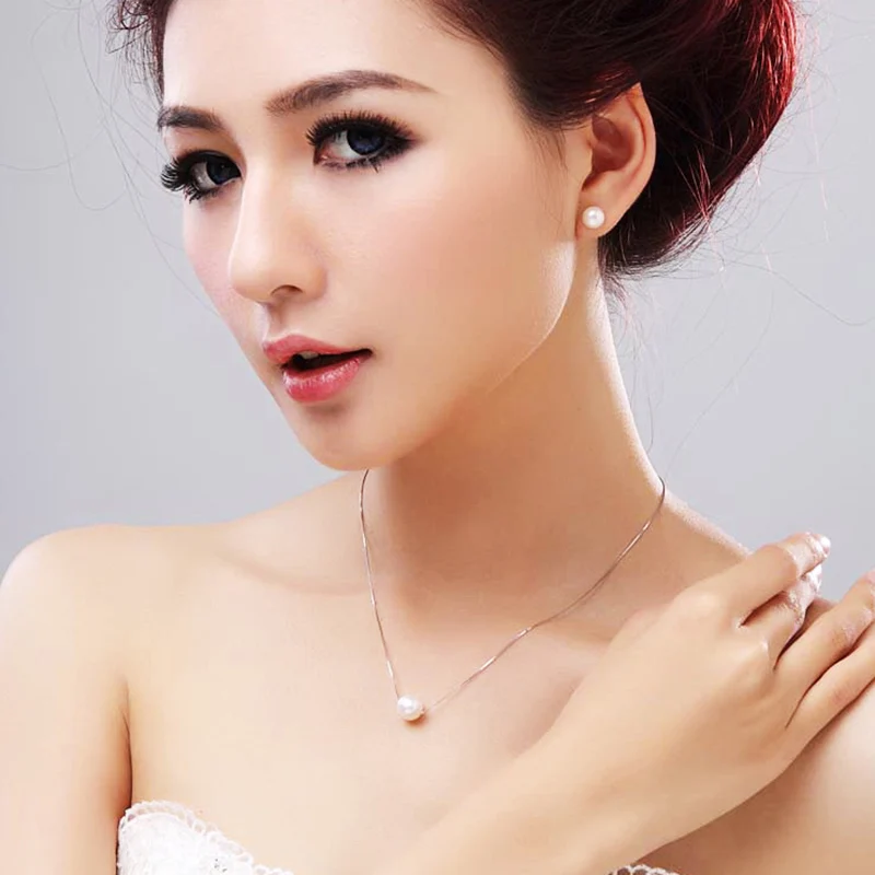 freshwater pearls  pendant necklace sinya (129)
