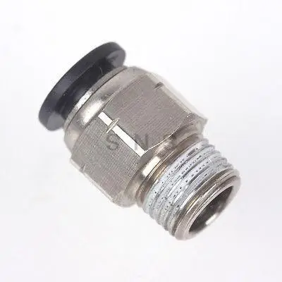 

Male Straight Connector Imperial British Standard Tube OD 1/2" to NPT 1/8" 1/4" 3/8" 1/2" Thread Push In To Connect Fitting
