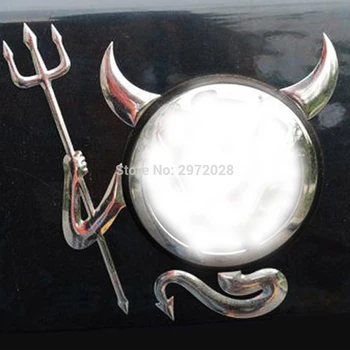 

Hot Selling Funny Creative Car Styling PVC Flexible Plastic 3D Funny Little Devil Decoration Car Emblems Stickers Decal