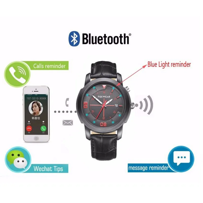 Роскошные Кварцевые Смарт часы Bluetooth TF22 умные с водонепроницаемым напоминанием о
