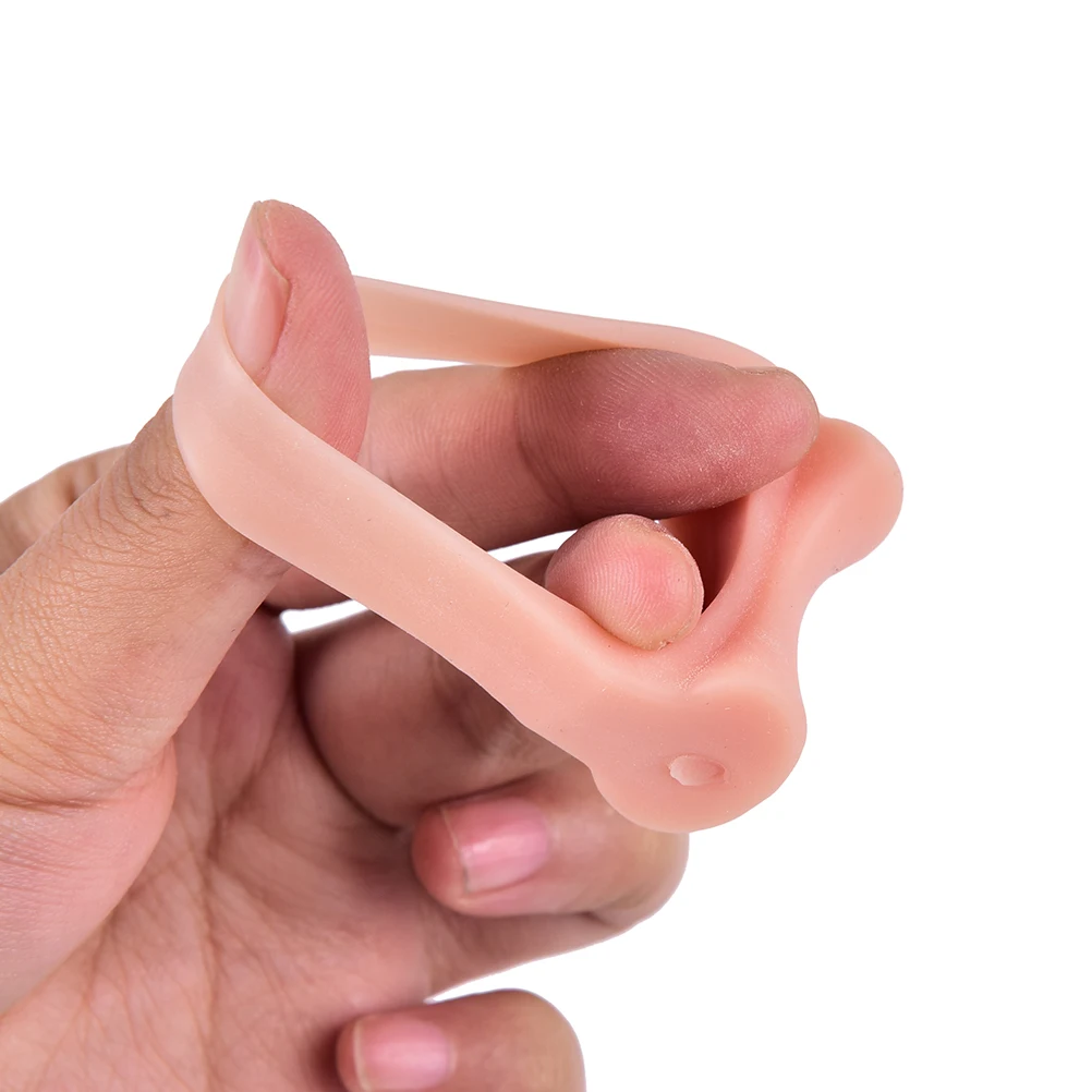 1 Pair Toe Corrector Straightener Alignment Separator Spreader Silica Gel Toe Separatorsa Gel Bunion Protector