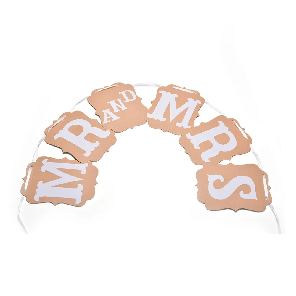 1 комплект Свадебная вечеринка реквизит для фотосъемки украшение "Mr& Mrs" гирлянда из букв баннер для фотокабинки для мероприятий и вечеринок