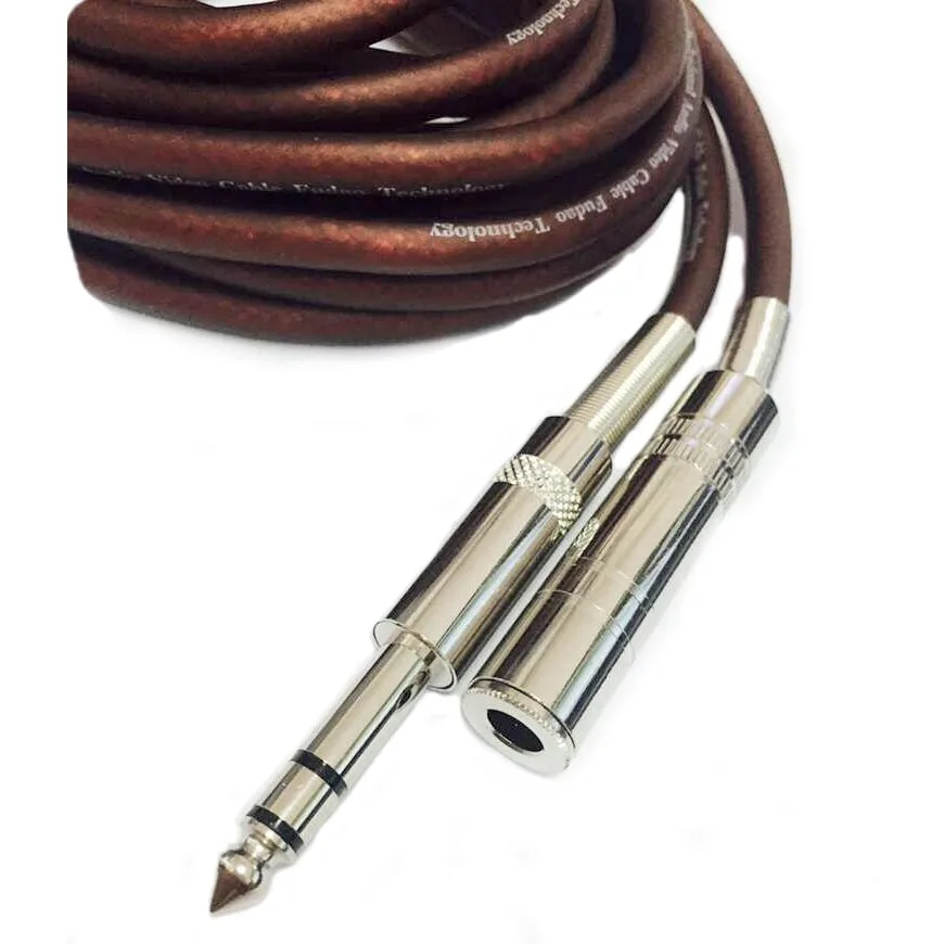 WinAqum 6 35mm Stereo Jack Extension Male Plug To Female Socket TRS Cable M F 1M